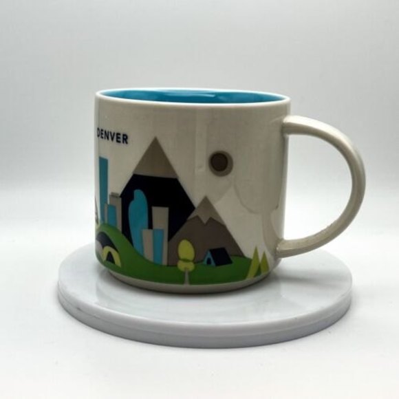 Starbucks 2014 Denver You Are Here' Coffee Mug Cup 14 Oz - Picture 9 of 12